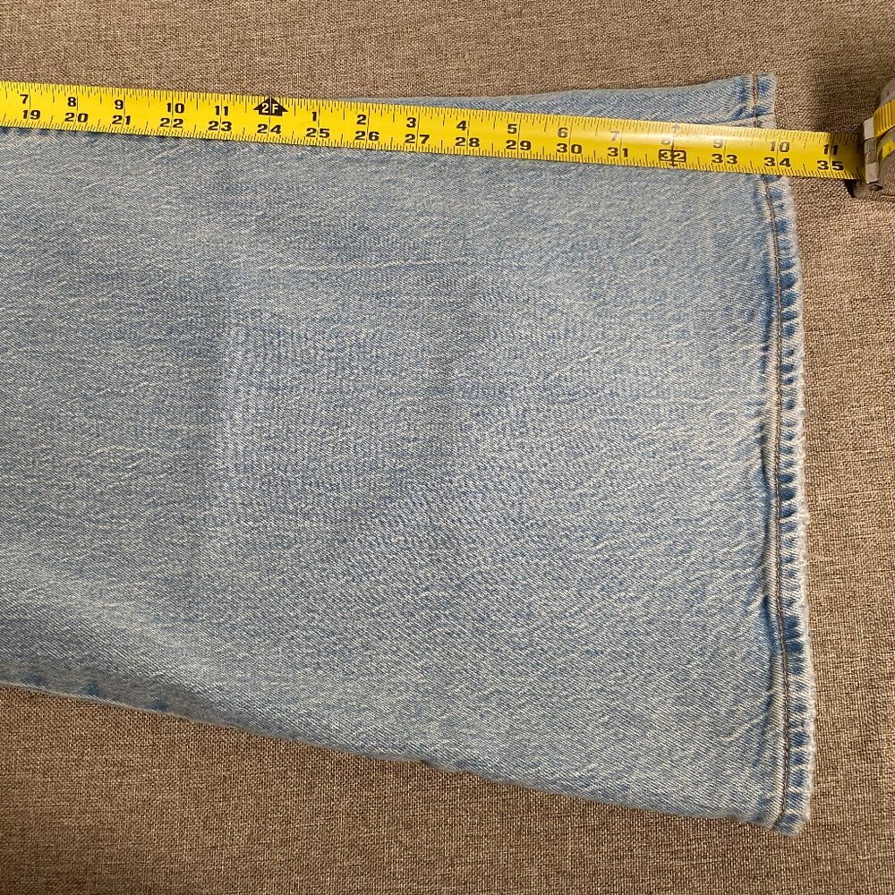 Levi's Premium Ribcage Bell Jeans Women's 34 High Rise Blue 70s Hippie NWT - Picture 13 of 15
